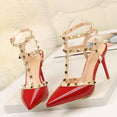 Rivet High Heels Luxury Designer Shoes