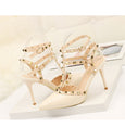 Rivet High Heels Luxury Designer Shoes