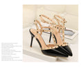 Rivet High Heels Luxury Designer Shoes