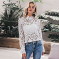 Simplee Elegant white lace blouse