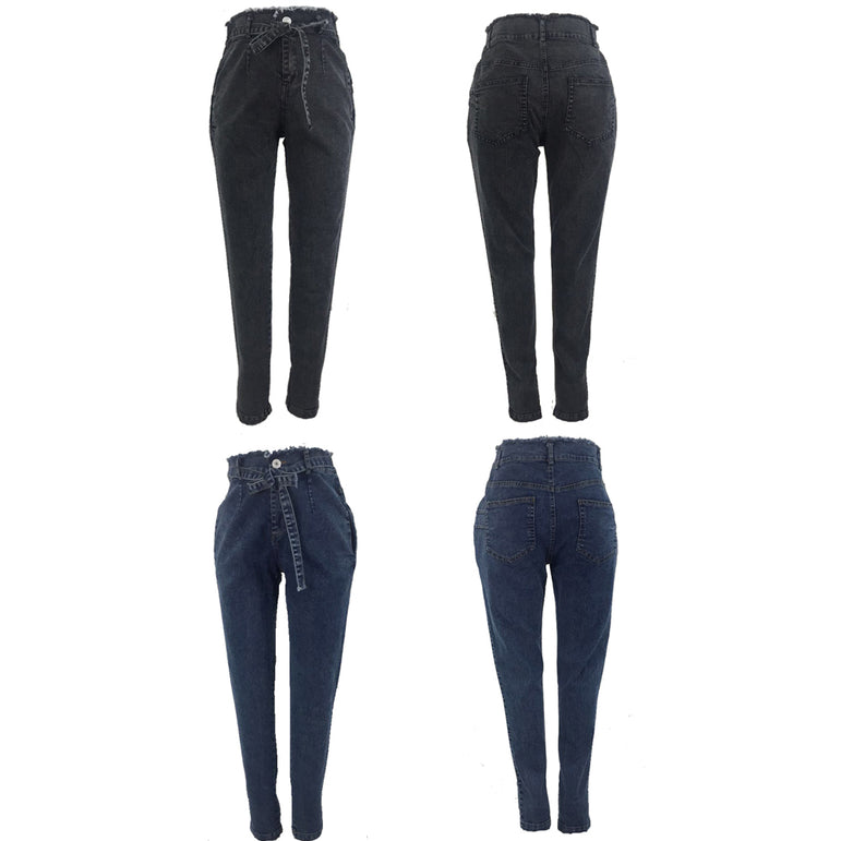 High Waist Jeans For Women Slim Stretch