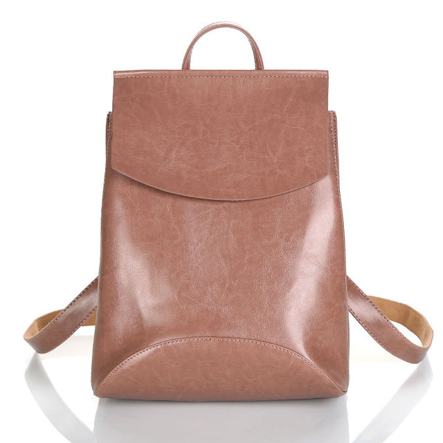 Fashion Women Backpack High Quality Leather