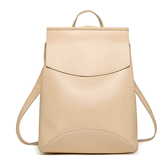 Fashion Women Backpack High Quality Leather