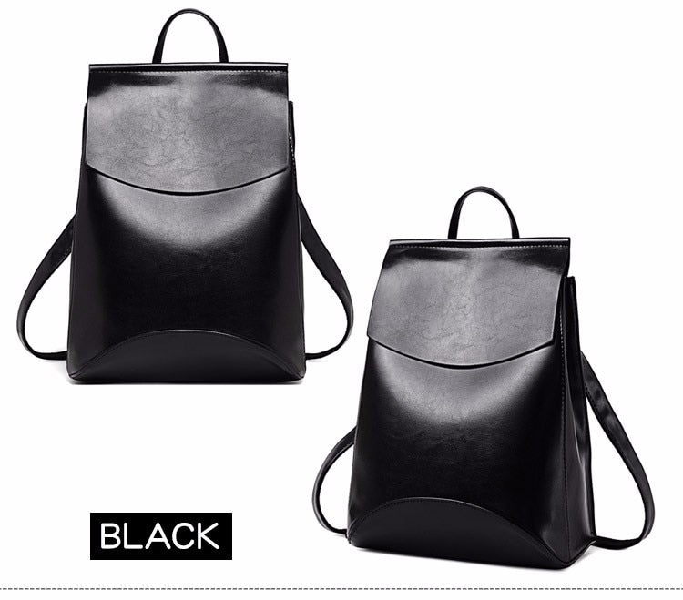 Fashion Women Backpack High Quality Leather