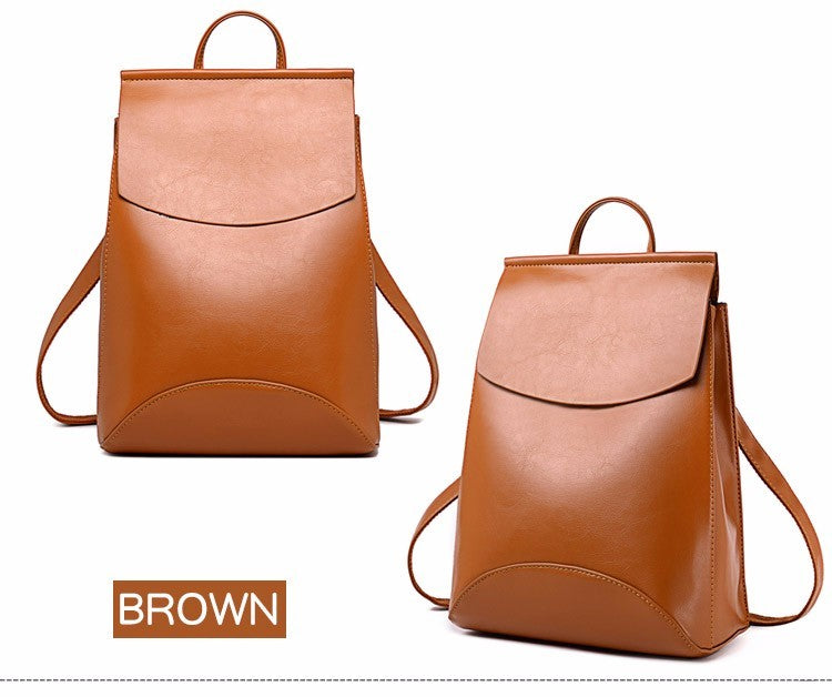 Fashion Women Backpack High Quality Leather