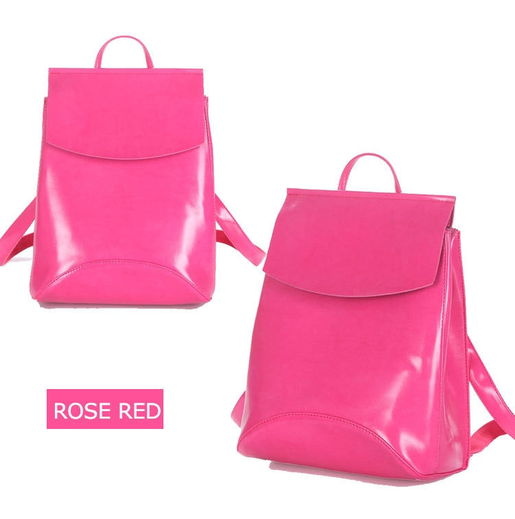 Fashion Women Backpack High Quality Leather