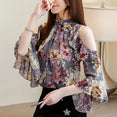 Blouse women 2020 ladies tops floral chiffon