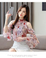 Blouse women 2020 ladies tops floral chiffon