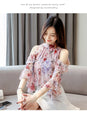 Blouse women 2020 ladies tops floral chiffon