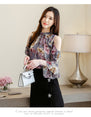 Blouse women 2020 ladies tops floral chiffon