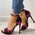 Ladies Stiletto Super Peep Toe shoes