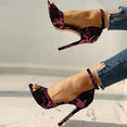 Ladies Stiletto Super Peep Toe shoes