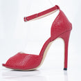 Ladies Stiletto Super Peep Toe shoes