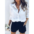 Women Long Sleeve Ruffles White shirt