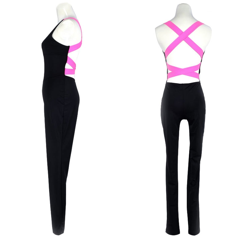 One Piece Sport Clothing Backless Sport Suit