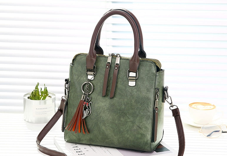 Vintage PU Leather Ladies HandBags