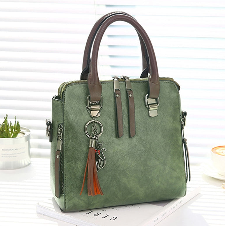 Vintage PU Leather Ladies HandBags