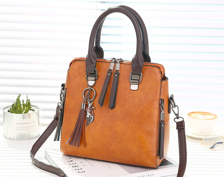 Vintage PU Leather Ladies HandBags