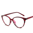 Cat eye frame clear lens eyeglasses