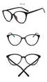 Cat eye frame clear lens eyeglasses