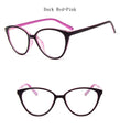 Cat eye frame clear lens eyeglasses