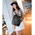 Backpack Women Pu Leather Female