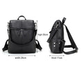 Waterproof PU Leather Ladies Zipper Bag