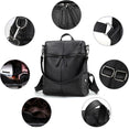 Waterproof PU Leather Ladies Zipper Bag