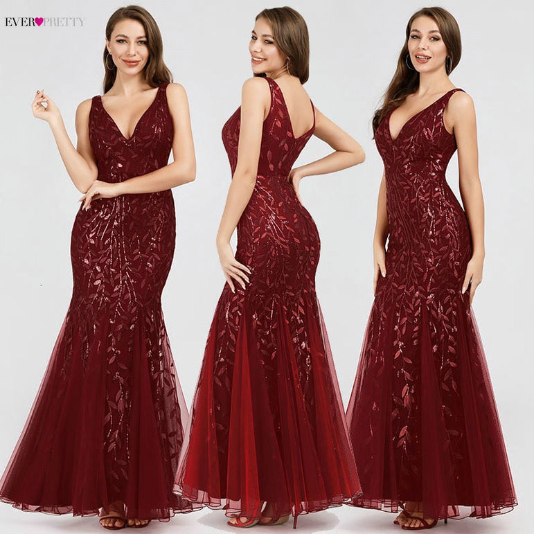 Little Mermaid Evening Dresses Long  Pretty Elegant