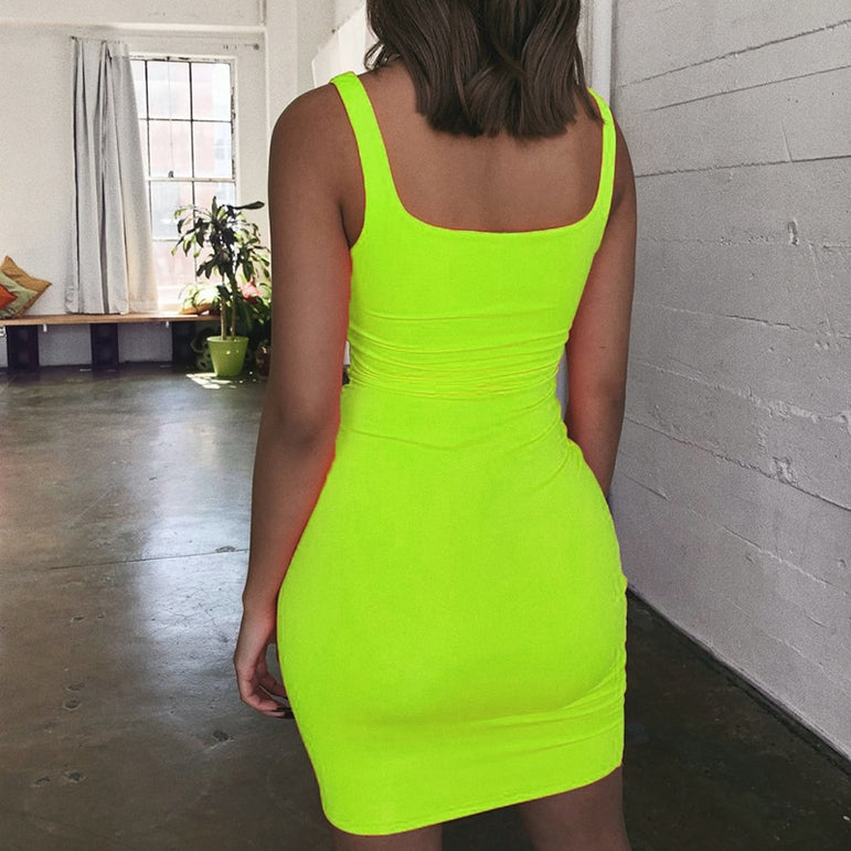 Off Shoulder Mini Bodycon Summer Dress