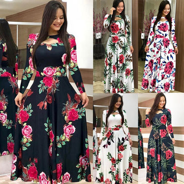 Elegant Spring Autumn Women Dress 2020