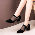 Mesh Breathable Pumps Zip Pointed Toe