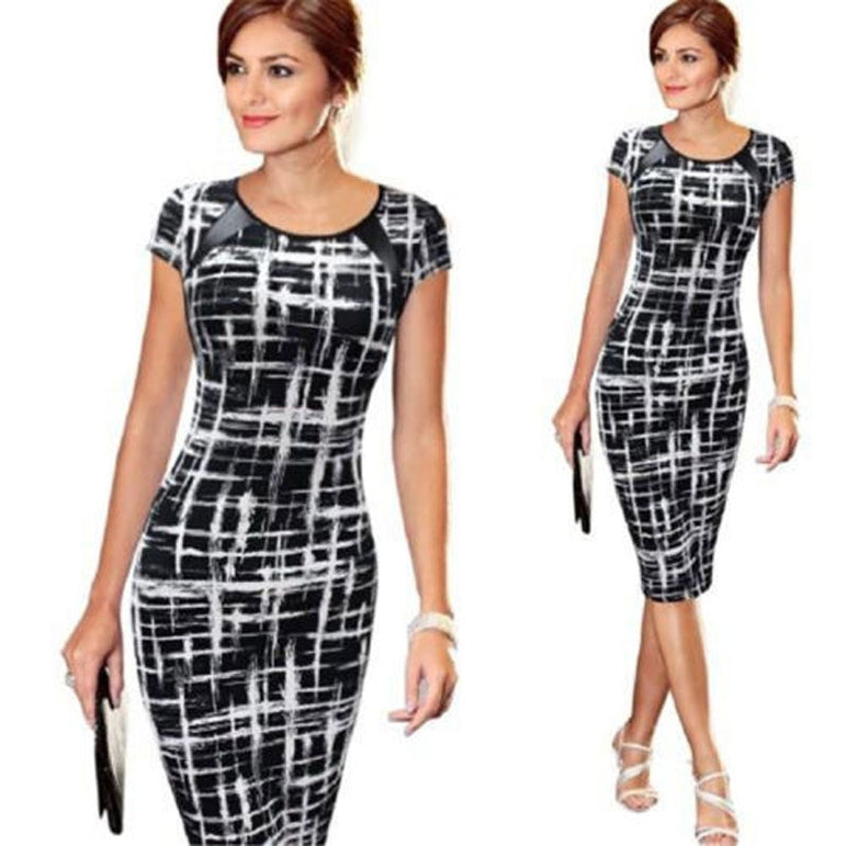 Office Formal Party Tunic Pencil Dress