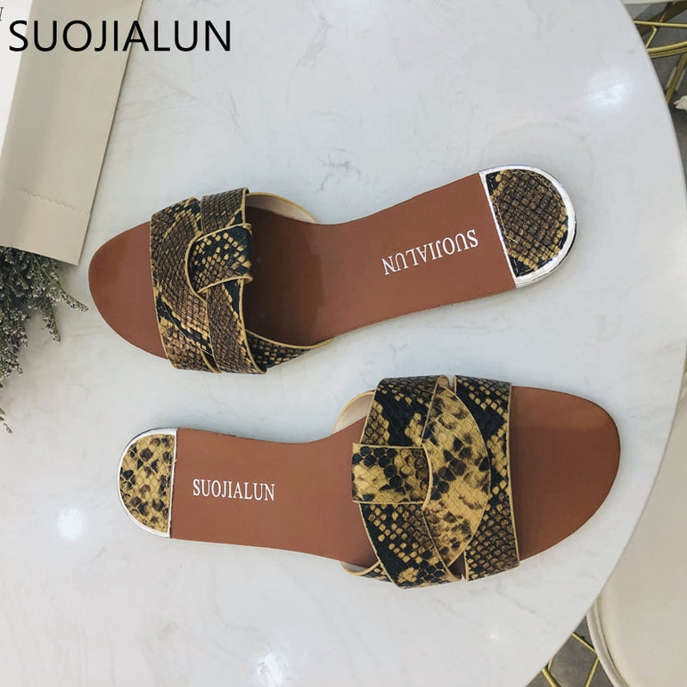 New Brand Mixed Colors Women Flat Slipper