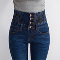 Elastic Jeans High Waist Skinny Pants