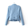 New Short Faux Soft Leather Jacket Zipper