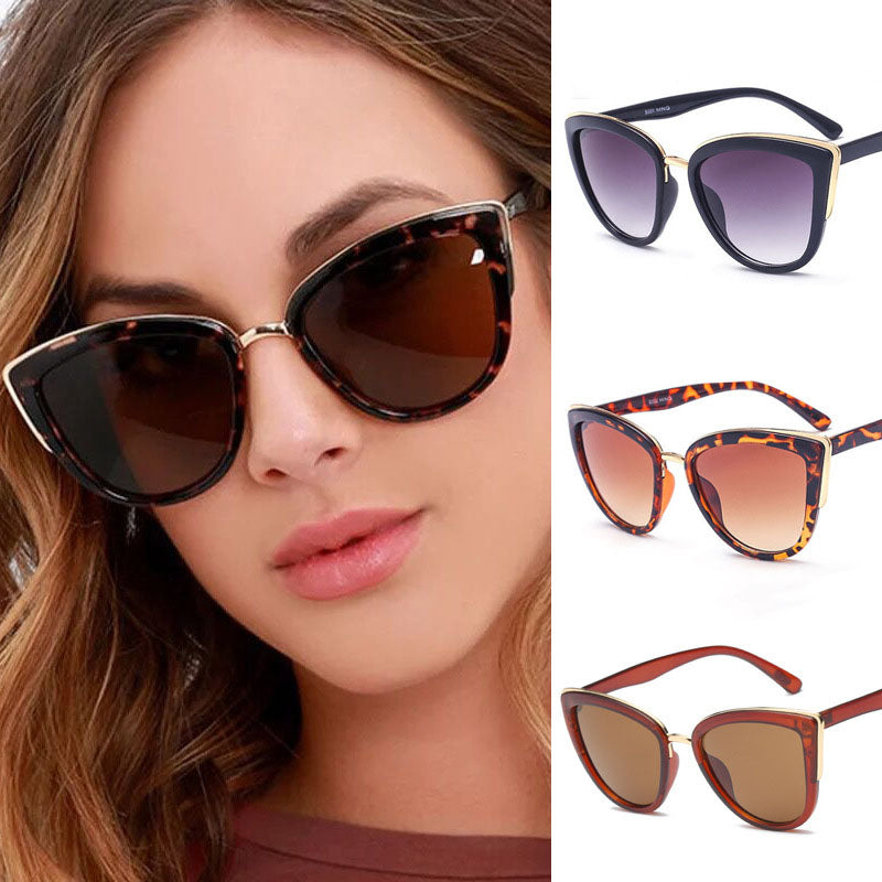 Cateye Women Vintage Gradient Glasses