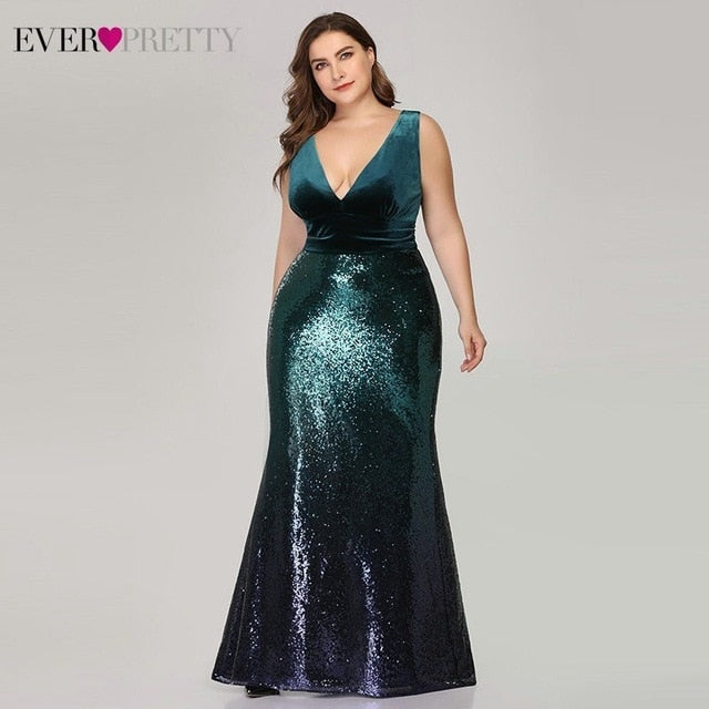 Plus Size Evening Dresses Long Pretty