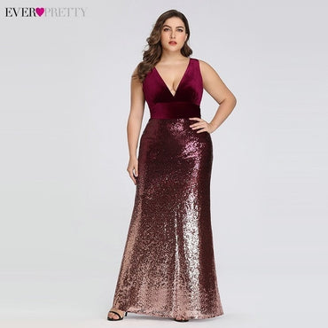 Plus Size Evening Dresses Long Pretty