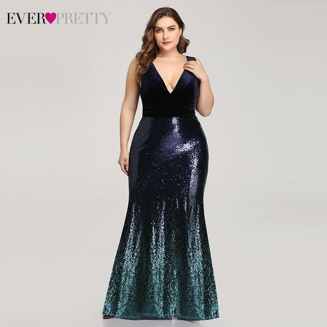 Plus Size Evening Dresses Long Pretty