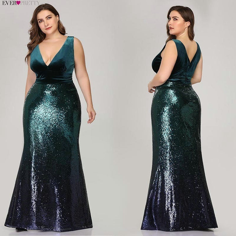 Plus Size Evening Dresses Long Pretty