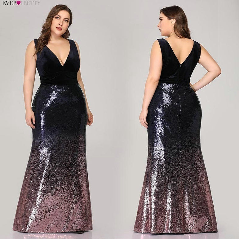 Plus Size Evening Dresses Long Pretty