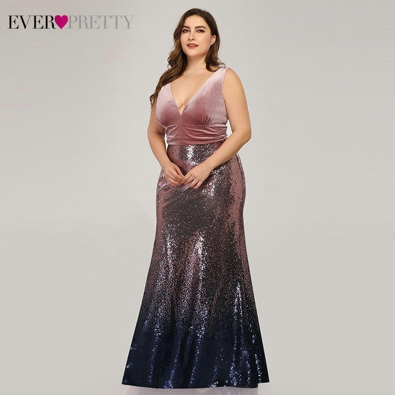 Plus Size Evening Dresses Long Pretty