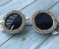 Crystal Diamond Handmade Round Sunglasses