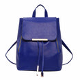 Backpack Women Pu Leather Female