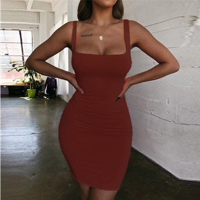 Off Shoulder Mini Bodycon Summer Dress