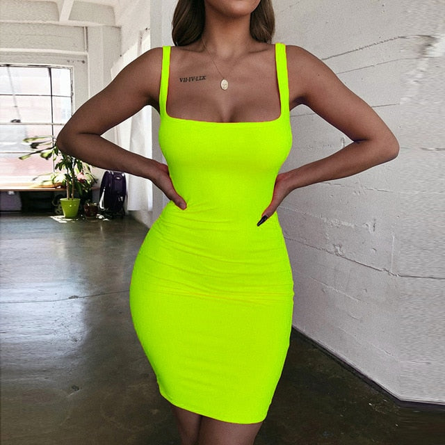 Off Shoulder Mini Bodycon Summer Dress