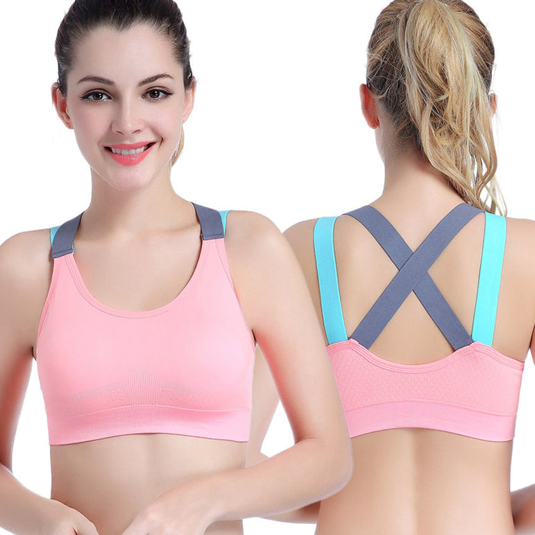 Women Push Up Cross Straps Yoga Running Gym