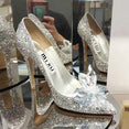 European Wedding Rhinestone Crystal Shoes