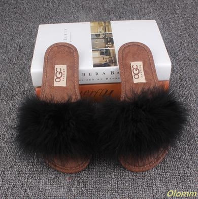 Spring Summer Autumn Winter Cotton Plush Slippers